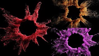 Advection Shockwaves in X Particles and Cinema 4D [upl. by Esirec]