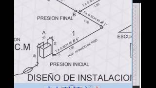 diseño de INSTALACION DE GAS [upl. by Ahseet]