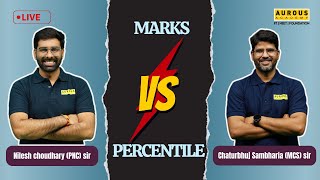 JEE MAIN 2024  January Attempt  Marks Vs Percentile  PNC Sir amp MCS Sir  AUROUS ACADEMY [upl. by Nednyl]