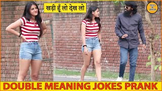 DOUBLE MEANING JOKES PRANK PART  7  EPISODE  51  FUNNY REACTIONS  DILLI K DILER [upl. by Ivers]