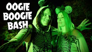 Halloween Date Night at Disneys Oogie Boogie Bash 4K [upl. by Enitsed]