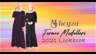 Yeni Trend Tesettür Ferace Modelleri 2021 Lookbook Beyza Online [upl. by Othella]