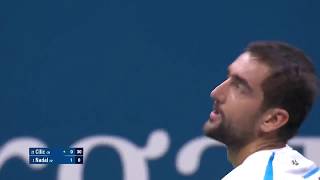 Rafael Nadal vs Marin CilicUS Open 2019R4 Highlights [upl. by Aninep]