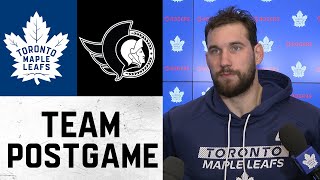 Maple Leafs Media Availability  Postgame vs Ottawa Senators  November 12 2024 [upl. by Ecarret]