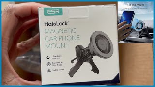 ESR HaloLock Magsafe Phone Mount from Amazon Review [upl. by Jeanine172]