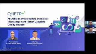 Webinar AIEnabled Software Testing amp Role of Test Management Tools in Delivering Quality at Speed [upl. by Aydni]