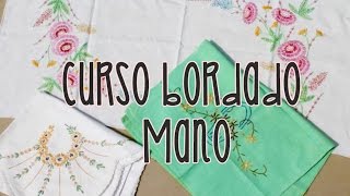 CURSO BORDADO A MANO FÁCIL  CLASE 1 [upl. by Eatnohs]