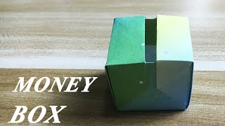 How To Make a Paper Money Box  Easy Paper Piggy Bank Making Tutorial [upl. by Tips625]