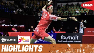 Su Li Yang contests Olympic champion Viktor Axelsen [upl. by Ariaes]