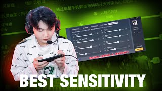 New Best Sensitivity settings for Pubg Mobile 🥵 Perfect sensitivity and control codes 28 update [upl. by Ralyat6]