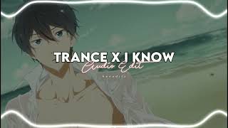 TRANCE X I KNOW AUDIO EDIT Metro Boomin ft Big Sean [upl. by Rowena]