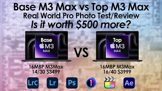 Top M3 Max vs Base M3 Max 16quot MacBook Pro is the max worth 500 more [upl. by Intihw]