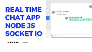 Building a MultiRoom Real Time Chat Room Application with Socketio and Nodejs [upl. by Sidwohl]