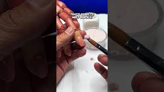 Quick Nail Tips This is key in getting a good self leveling acrylic bead [upl. by Animrac]