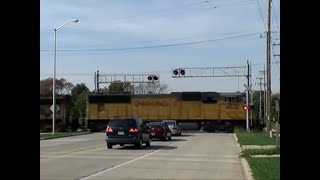 Union Pacific Freight Train  Drexel Avenue [upl. by Alletsirhc189]