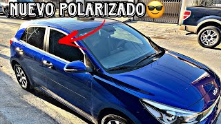 Polarizando mi Kia Rio Hatchback👀 [upl. by Crystie335]