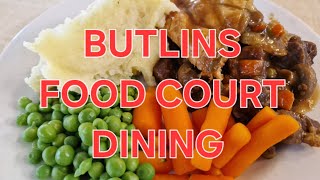 BUTLINS FOOD COURT DINING MINEHEAD butlinsminehead butlins minehead [upl. by Ecnedac]