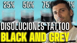 ¡El TUTORIAL IMPRESCINDIBLE para Diluir Tinta en Negro y Gris [upl. by Ailemak]