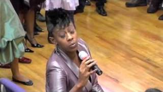 BET SUNDAYS BEST LeAndria Johnson visits Brooklyn New Life 1211 [upl. by Ttennaej]