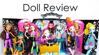 Doll Collection Review Monster High Music Festival and 13 Wishes [upl. by Trudi561]