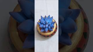 Diy clay succulent shorts diy shortsviral clay claycraftidea [upl. by Dowling]