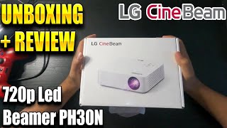 PROYECTOR LG CINEBEAM PH30N UNBOXING  REVIEW [upl. by Amann]