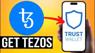 How to Get Tezos Crypto Coin on Trust Wallet IN 20 SECONDS [upl. by Georges]