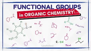 Functional Groups with Memorization Tips [upl. by Arratal]