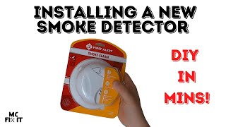 Installing a New Smoke Detector Alarm without wiring Complete Guide [upl. by Teressa]