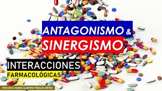 Antagonismo amp Sinergismo Farmacológico  Interacciones  Curso Completo [upl. by Idyak]