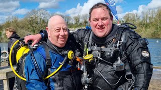 Vobster Quay dive 101 for Scuba Steve unedited With buddy Andrew 3032024 [upl. by Howlyn497]