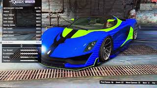 GTA 5 Customization Grotti Turismo R  Ferrari LaFerrari [upl. by Eidissac]