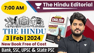 3 Feb 2024  The Hindu Analysis  The Hindu Editorial  Editorial by Vishal sir  Bank  SSC  UPSC [upl. by Hughmanick]