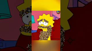 Lisas Face Swarmed by Bees 🤣😂simpsons shorts [upl. by Thorne]