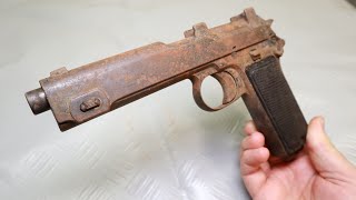 Restoration of WWI AustroHungarian Steyr Hahn Pistol [upl. by Robaina]