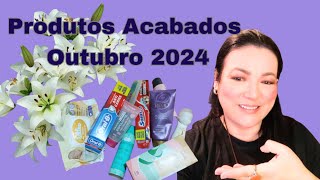 Produtos ACABADOS de Outubro 2024 autocuidado [upl. by Zach]