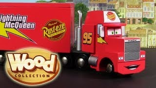 Cars 2 Mack Hauler Truck Wood Collection ToysRUS Semi [upl. by Aoh]