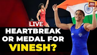 Vinesh Phogat CAS Hearing Update  Vinesh Phogat Disqualification Appeal Highlights  India Today [upl. by Nnylatsirk]