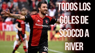 Todos Los Goles De SCOCCO A RIVER EN NEWELLS [upl. by Weismann300]