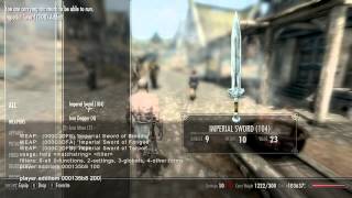 Unlimited Gold and Duplicate Any Item In Skyrim Cheat [upl. by Netsrik]