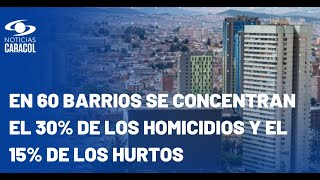 Estos son los cinco barrios más peligrosos de Bogotá [upl. by Analra]