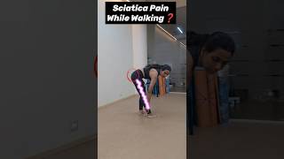 Day1️⃣4️⃣Got sciatica pain while walking❓Try this move❗ sciaticareliefbackpainreliefglutestretch [upl. by Purity895]