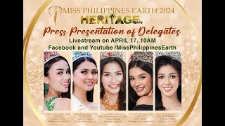 Miss Philippines Earth 2024  Press Presentation [upl. by Itsirc]