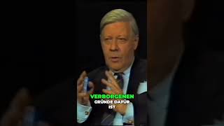 Teilung Deutschlands Eine verborgene Angst der Nation Fehlt die Geborgenheit Helmut Schmidt 1988 [upl. by Nahoj]