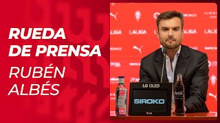 Habla Rubén Albés 28092024  Real Sporting de Gijón [upl. by Atsiuqal]