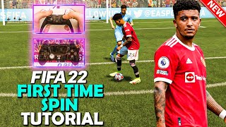 FIFA 22 FIRST TIME SPIN Tutorial  How to FIRST TIME SPIN in FIFA 22  NEW FIFA 22 SKILL MOVE [upl. by Olenta]