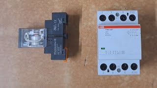 Diffrence Between Relay and Contactor [upl. by Aimat]