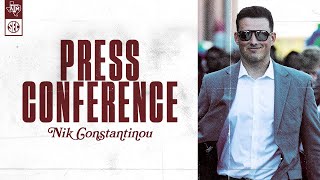 Weekly Press Conference Nik Constantinou [upl. by Fredelia]