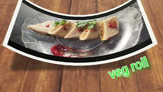 veg stuffed roll  Recipe [upl. by Karena]