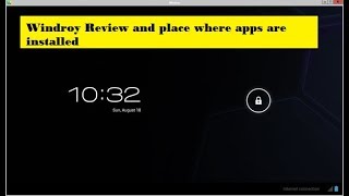 Windroy review and the place where apps are installed [upl. by Noled]